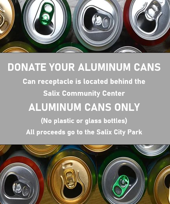 Donate cans to city park