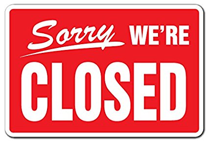 Closed Sign 